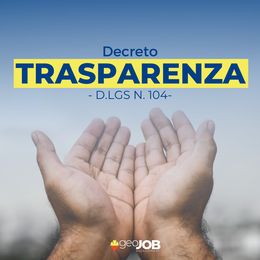 Decreto Trasparenza - geoJOB